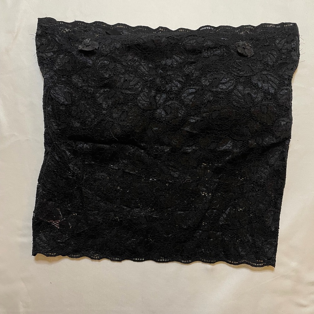 Cocoa Lingerie size medium/large black lace bandeau